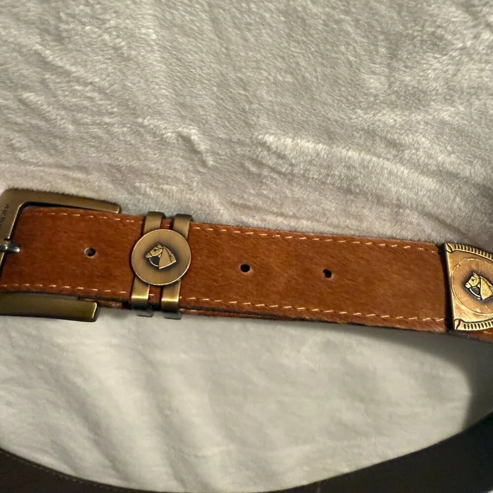 Argentina- Cow Hide Hair on Leather Belt